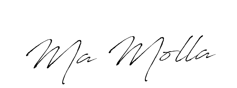 if you are searching for the best signature style for your name Ma Molla. so please give up your signature search. here we have designed multiple signature styles  using Antro_Vectra. Ma Molla signature style 6 images and pictures png