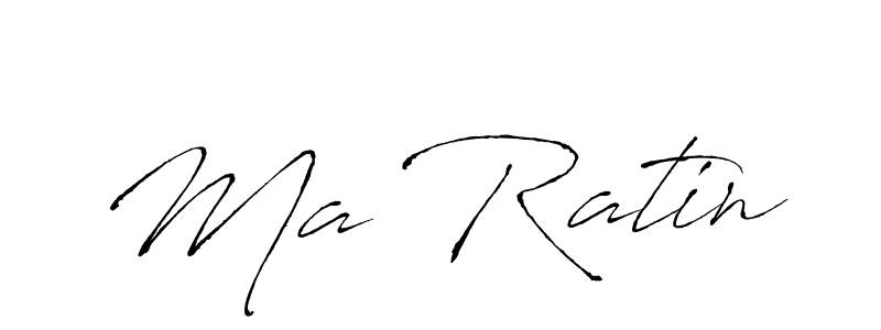 Make a beautiful signature design for name Ma Ratin. With this signature (Antro_Vectra) style, you can create a handwritten signature for free. Ma Ratin signature style 6 images and pictures png