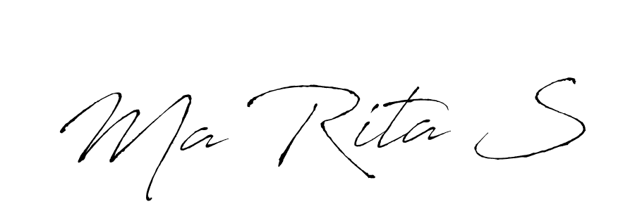 This is the best signature style for the Ma Rita S name. Also you like these signature font (Antro_Vectra). Mix name signature. Ma Rita S signature style 6 images and pictures png