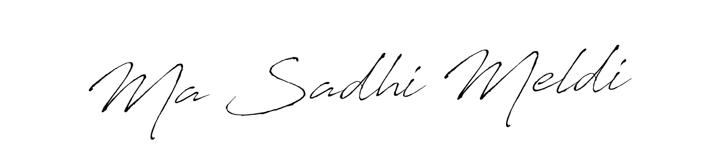 How to Draw Ma Sadhi Meldi signature style? Antro_Vectra is a latest design signature styles for name Ma Sadhi Meldi. Ma Sadhi Meldi signature style 6 images and pictures png