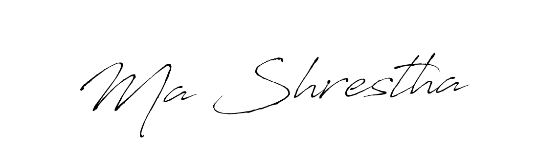 if you are searching for the best signature style for your name Ma Shrestha. so please give up your signature search. here we have designed multiple signature styles  using Antro_Vectra. Ma Shrestha signature style 6 images and pictures png