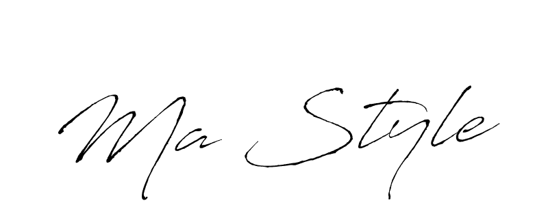 You should practise on your own different ways (Antro_Vectra) to write your name (Ma Style) in signature. don't let someone else do it for you. Ma Style signature style 6 images and pictures png