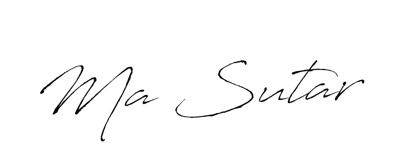 Also we have Ma Sutar name is the best signature style. Create professional handwritten signature collection using Antro_Vectra autograph style. Ma Sutar signature style 6 images and pictures png