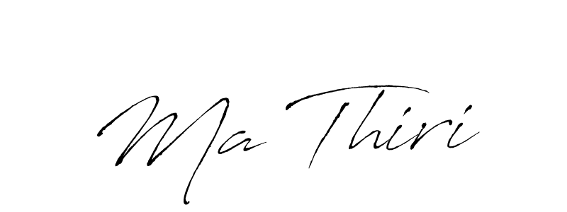 You can use this online signature creator to create a handwritten signature for the name Ma Thiri. This is the best online autograph maker. Ma Thiri signature style 6 images and pictures png