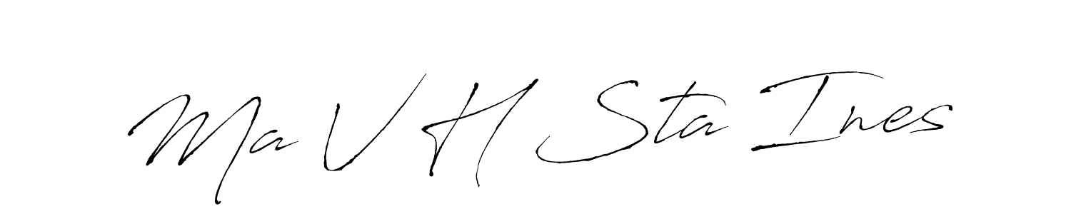 if you are searching for the best signature style for your name Ma V H Sta Ines. so please give up your signature search. here we have designed multiple signature styles  using Antro_Vectra. Ma V H Sta Ines signature style 6 images and pictures png