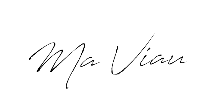 Use a signature maker to create a handwritten signature online. With this signature software, you can design (Antro_Vectra) your own signature for name Ma Viau. Ma Viau signature style 6 images and pictures png
