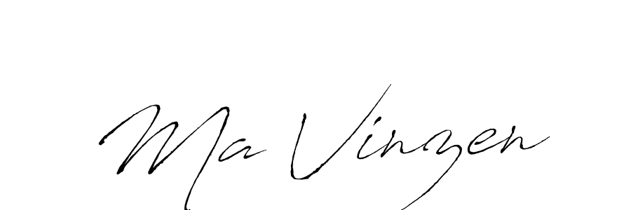 It looks lik you need a new signature style for name Ma Vinzen. Design unique handwritten (Antro_Vectra) signature with our free signature maker in just a few clicks. Ma Vinzen signature style 6 images and pictures png