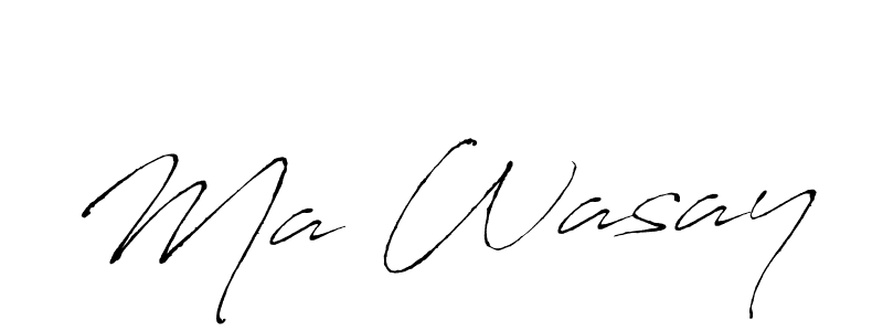 Once you've used our free online signature maker to create your best signature Antro_Vectra style, it's time to enjoy all of the benefits that Ma Wasay name signing documents. Ma Wasay signature style 6 images and pictures png