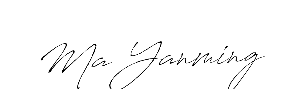 Also we have Ma Yanming name is the best signature style. Create professional handwritten signature collection using Antro_Vectra autograph style. Ma Yanming signature style 6 images and pictures png
