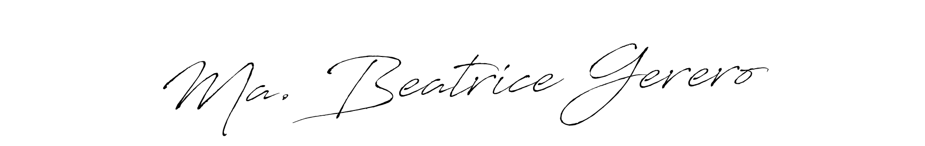 if you are searching for the best signature style for your name Ma. Beatrice Gerero. so please give up your signature search. here we have designed multiple signature styles  using Antro_Vectra. Ma. Beatrice Gerero signature style 6 images and pictures png