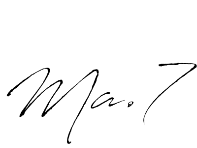 Use a signature maker to create a handwritten signature online. With this signature software, you can design (Antro_Vectra) your own signature for name Ma.7. Ma.7 signature style 6 images and pictures png