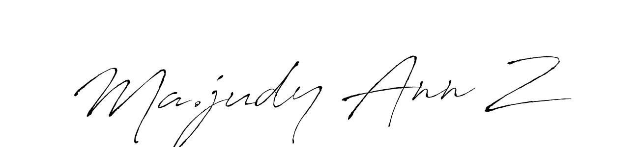 Also You can easily find your signature by using the search form. We will create Ma.judy Ann Z name handwritten signature images for you free of cost using Antro_Vectra sign style. Ma.judy Ann Z signature style 6 images and pictures png