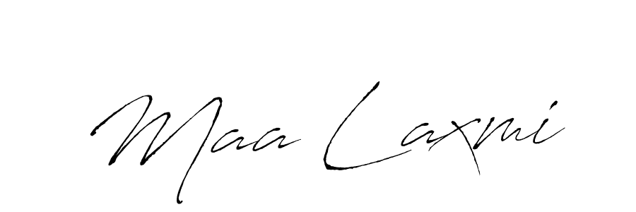 Make a beautiful signature design for name Maa Laxmi. With this signature (Antro_Vectra) style, you can create a handwritten signature for free. Maa Laxmi signature style 6 images and pictures png