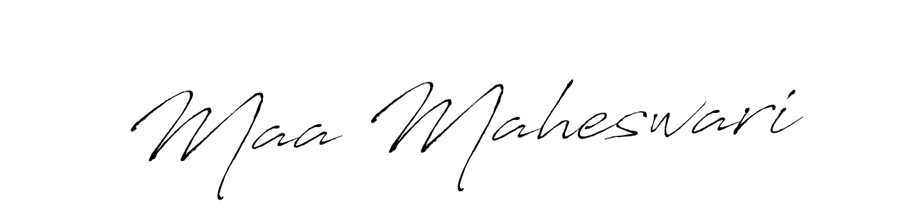 Also You can easily find your signature by using the search form. We will create Maa Maheswari name handwritten signature images for you free of cost using Antro_Vectra sign style. Maa Maheswari signature style 6 images and pictures png