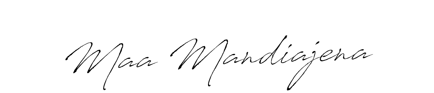 Antro_Vectra is a professional signature style that is perfect for those who want to add a touch of class to their signature. It is also a great choice for those who want to make their signature more unique. Get Maa Mandiajena name to fancy signature for free. Maa Mandiajena signature style 6 images and pictures png