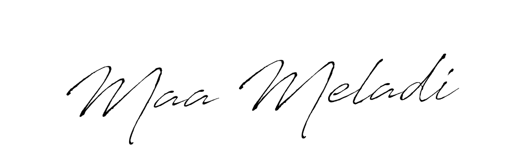 You can use this online signature creator to create a handwritten signature for the name Maa Meladi. This is the best online autograph maker. Maa Meladi signature style 6 images and pictures png