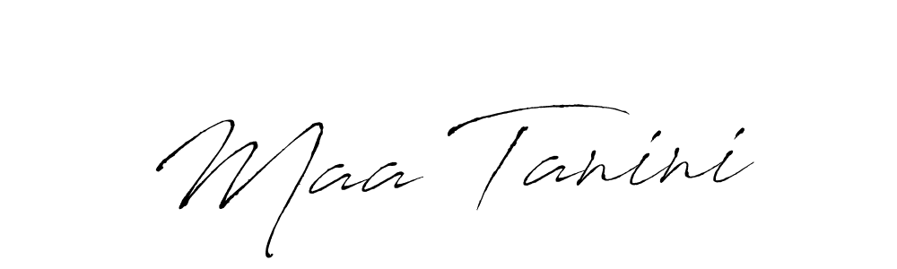 Maa Tanini stylish signature style. Best Handwritten Sign (Antro_Vectra) for my name. Handwritten Signature Collection Ideas for my name Maa Tanini. Maa Tanini signature style 6 images and pictures png