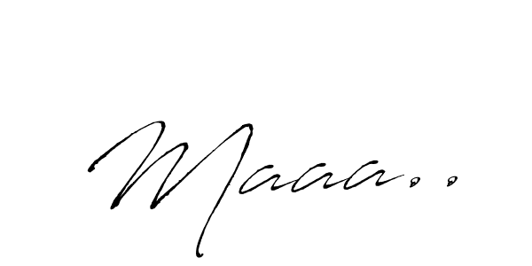 Maaa.. stylish signature style. Best Handwritten Sign (Antro_Vectra) for my name. Handwritten Signature Collection Ideas for my name Maaa... Maaa.. signature style 6 images and pictures png