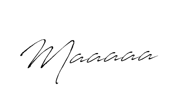 Make a beautiful signature design for name Maaaaa. With this signature (Antro_Vectra) style, you can create a handwritten signature for free. Maaaaa signature style 6 images and pictures png