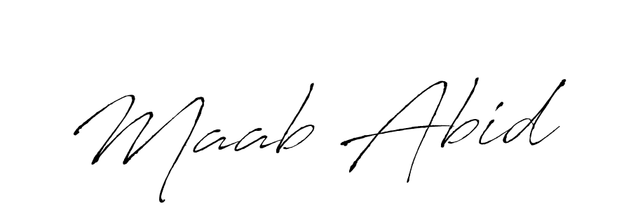 Make a beautiful signature design for name Maab Abid. Use this online signature maker to create a handwritten signature for free. Maab Abid signature style 6 images and pictures png