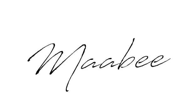 How to make Maabee name signature. Use Antro_Vectra style for creating short signs online. This is the latest handwritten sign. Maabee signature style 6 images and pictures png