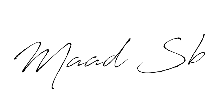 Make a beautiful signature design for name Maad Sb. Use this online signature maker to create a handwritten signature for free. Maad Sb signature style 6 images and pictures png