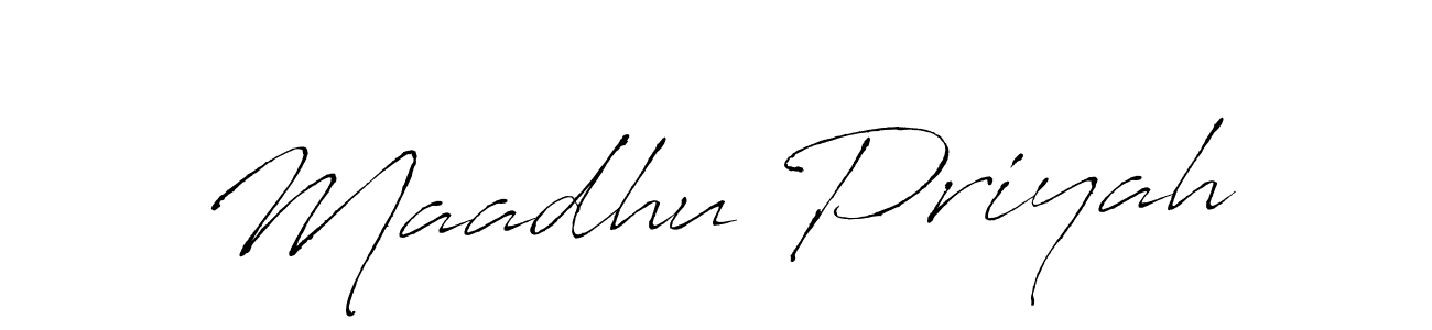 Here are the top 10 professional signature styles for the name Maadhu Priyah. These are the best autograph styles you can use for your name. Maadhu Priyah signature style 6 images and pictures png