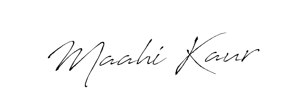 Antro_Vectra is a professional signature style that is perfect for those who want to add a touch of class to their signature. It is also a great choice for those who want to make their signature more unique. Get Maahi Kaur name to fancy signature for free. Maahi Kaur signature style 6 images and pictures png