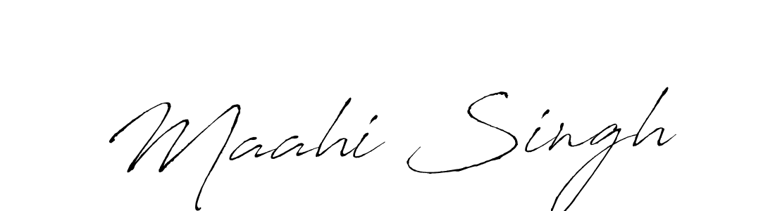 You should practise on your own different ways (Antro_Vectra) to write your name (Maahi Singh) in signature. don't let someone else do it for you. Maahi Singh signature style 6 images and pictures png