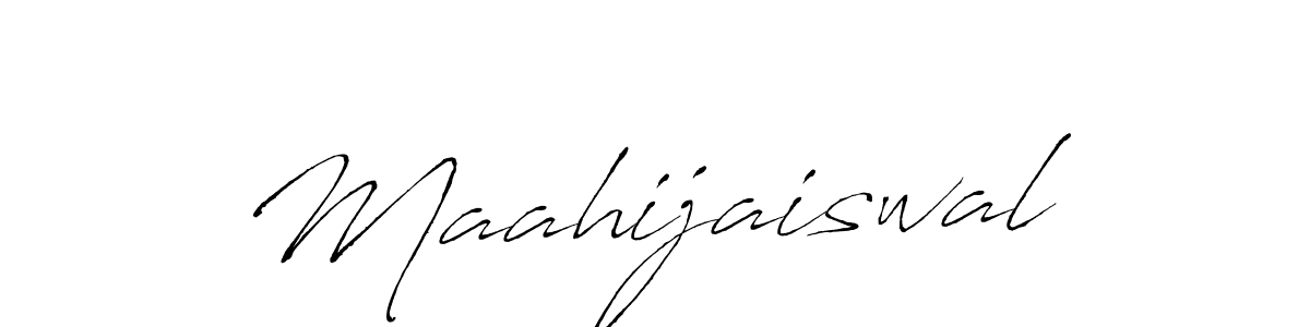 Create a beautiful signature design for name Maahijaiswal. With this signature (Antro_Vectra) fonts, you can make a handwritten signature for free. Maahijaiswal signature style 6 images and pictures png