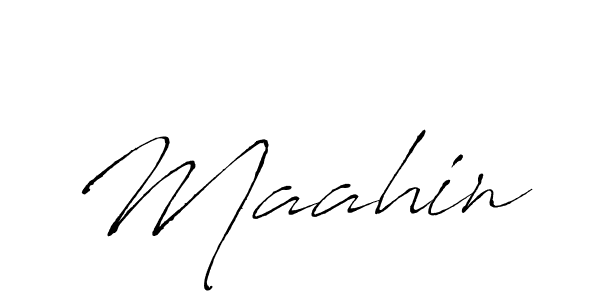 How to make Maahin signature? Antro_Vectra is a professional autograph style. Create handwritten signature for Maahin name. Maahin signature style 6 images and pictures png