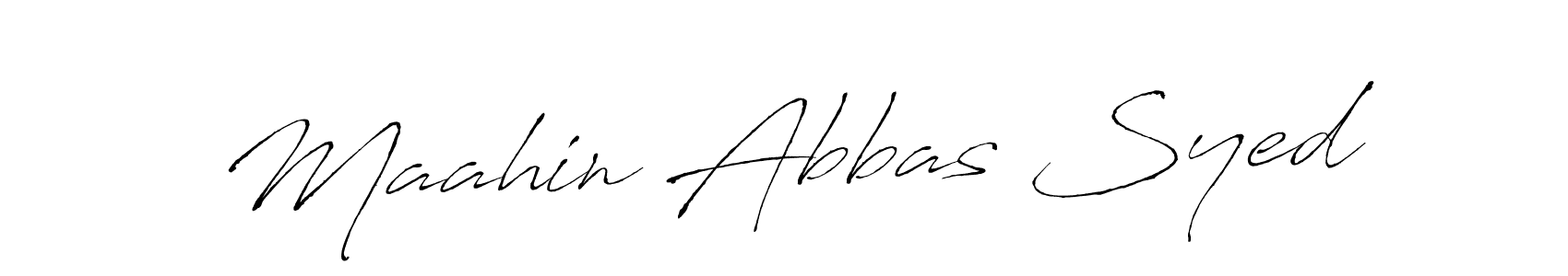Make a short Maahin Abbas Syed signature style. Manage your documents anywhere anytime using Antro_Vectra. Create and add eSignatures, submit forms, share and send files easily. Maahin Abbas Syed signature style 6 images and pictures png