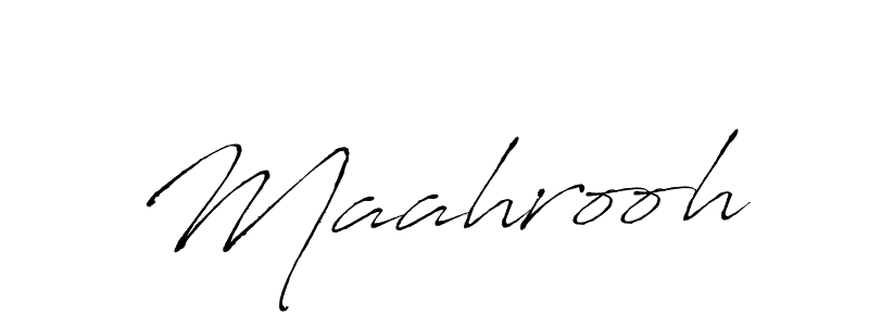 Also we have Maahrooh name is the best signature style. Create professional handwritten signature collection using Antro_Vectra autograph style. Maahrooh signature style 6 images and pictures png