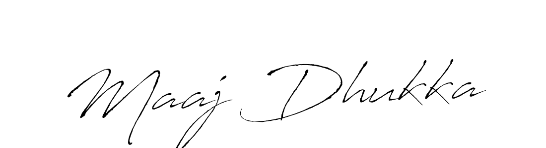 You should practise on your own different ways (Antro_Vectra) to write your name (Maaj Dhukka) in signature. don't let someone else do it for you. Maaj Dhukka signature style 6 images and pictures png