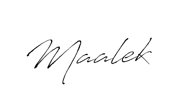 How to make Maalek signature? Antro_Vectra is a professional autograph style. Create handwritten signature for Maalek name. Maalek signature style 6 images and pictures png