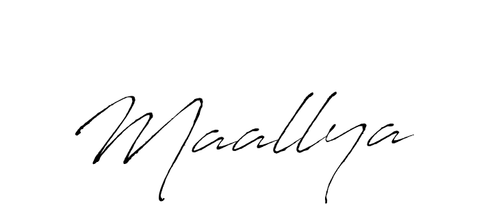 How to make Maallya signature? Antro_Vectra is a professional autograph style. Create handwritten signature for Maallya name. Maallya signature style 6 images and pictures png