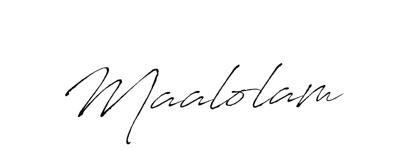 if you are searching for the best signature style for your name Maalolam. so please give up your signature search. here we have designed multiple signature styles  using Antro_Vectra. Maalolam signature style 6 images and pictures png