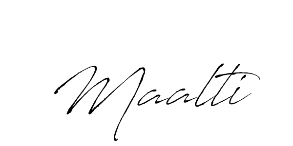 You should practise on your own different ways (Antro_Vectra) to write your name (Maalti) in signature. don't let someone else do it for you. Maalti signature style 6 images and pictures png