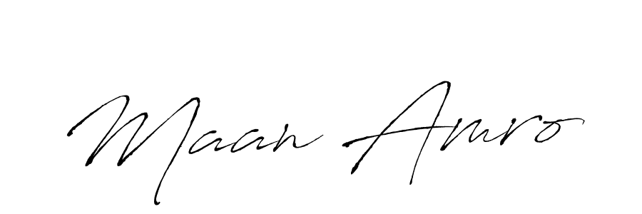 The best way (Antro_Vectra) to make a short signature is to pick only two or three words in your name. The name Maan Amro include a total of six letters. For converting this name. Maan Amro signature style 6 images and pictures png