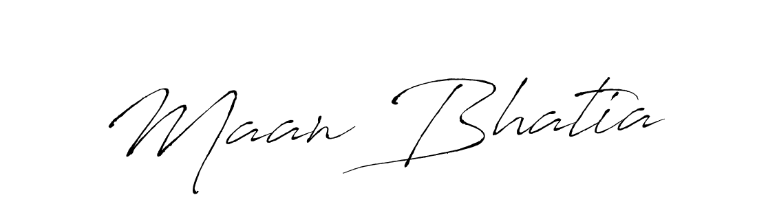 Also You can easily find your signature by using the search form. We will create Maan Bhatia name handwritten signature images for you free of cost using Antro_Vectra sign style. Maan Bhatia signature style 6 images and pictures png