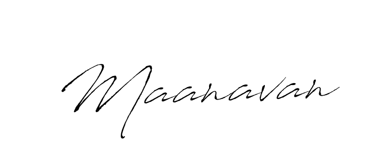 How to make Maanavan signature? Antro_Vectra is a professional autograph style. Create handwritten signature for Maanavan name. Maanavan signature style 6 images and pictures png