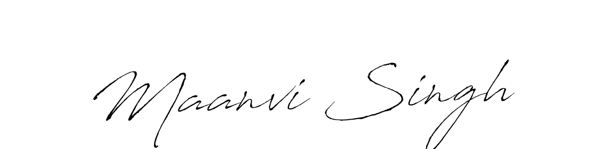 Also You can easily find your signature by using the search form. We will create Maanvi Singh name handwritten signature images for you free of cost using Antro_Vectra sign style. Maanvi Singh signature style 6 images and pictures png