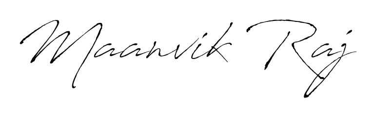 Generate high-definition signature styles for Maanvik Raj. The Antro_Vectra typeface ensures crisp legibility and sophisticated design. Maanvik Raj signature style 6 images and pictures png