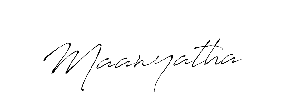 Also we have Maanyatha name is the best signature style. Create professional handwritten signature collection using Antro_Vectra autograph style. Maanyatha signature style 6 images and pictures png