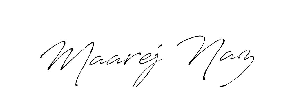 Make a beautiful signature design for name Maarej Naz. Use this online signature maker to create a handwritten signature for free. Maarej Naz signature style 6 images and pictures png