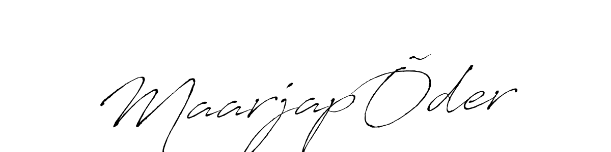 The best way (Antro_Vectra) to make a short signature is to pick only two or three words in your name. The name MaarjapÕder include a total of six letters. For converting this name. MaarjapÕder signature style 6 images and pictures png