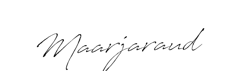 How to make Maarjaraud name signature. Use Antro_Vectra style for creating short signs online. This is the latest handwritten sign. Maarjaraud signature style 6 images and pictures png