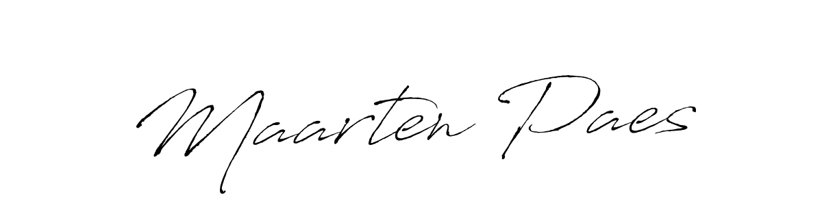 Create a beautiful signature design for name Maarten Paes. With this signature (Antro_Vectra) fonts, you can make a handwritten signature for free. Maarten Paes signature style 6 images and pictures png