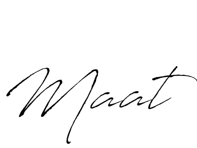 Make a beautiful signature design for name Maat. With this signature (Antro_Vectra) style, you can create a handwritten signature for free. Maat signature style 6 images and pictures png