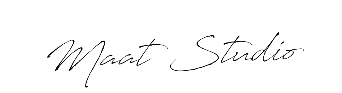 Also we have Maat Studio name is the best signature style. Create professional handwritten signature collection using Antro_Vectra autograph style. Maat Studio signature style 6 images and pictures png